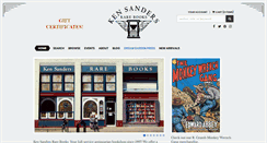 Desktop Screenshot of kensandersbooks.com